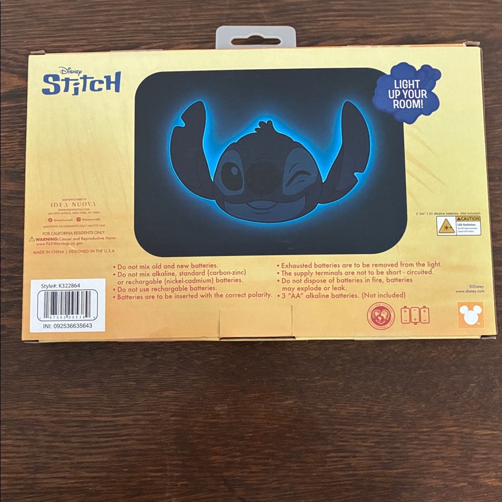 NWT- 🔋Operated- Disney- Stitch - Neon Wall Art Decoration Sign - Picture 12 of 17